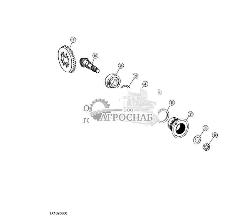 Задн. входн. кон. шест. и набор зубч. венц. - ST19272 16.jpg